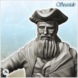 8.jpg Bearded and one-armed pirate captain with wooden leg and long sword (7) - Jungle Blackbeard Island Beach Piracy Caribbean Medieval