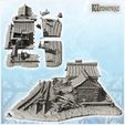 4.jpg Tailor's workshop with material and equipment (12) - Medieval Gothic Feudal Old Archaic Saga 28mm 15mm