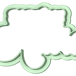 Contorno.png Archivo STL Bapteme Ambre personalizado cookie cutter・Diseño imprimible en 3D para descargar