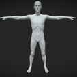 1.png Human Body Mesh In T-Pose