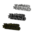 4.png 3D MULTICOLOR LOGO/SIGN - The Promised Neverland