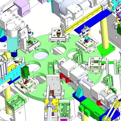 💾 Automatic USB Assembly Machine 3D CAD Model・ 3D File for CNC ...