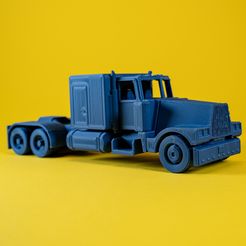 Print-in-Place Peterbilt 359 Truck