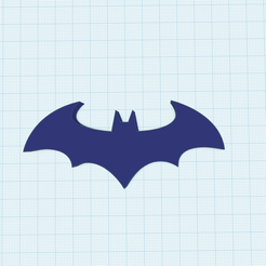 Screenshot-19.png Datei STL Batman-Logo・Design für 3D-Drucker zum herunterladen