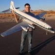 Cover.jpg 3D file TROY'S 3D PRINTED RC DC-6/DC-7 AIRLINER・Model to download and 3D print