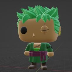 74268bfd-9770-4443-9201-7359c592e308.jpg OBJ file Zoro Funko One Piece・3D printing model to download
