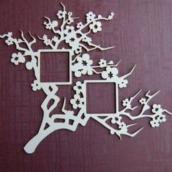 Picture_frame_tree.jpg Tree picture frame design lasercut