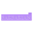 Barbarian_text_B02.stl Stencils - Diablo