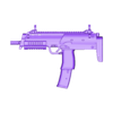MP7A2.stl weapon gun smg mp7a2 -figure 1/12 1/6