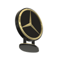 Mercedes-Logo-With-Base-Front-3-v1.png Mercedes Benz and AMG Stand Logo