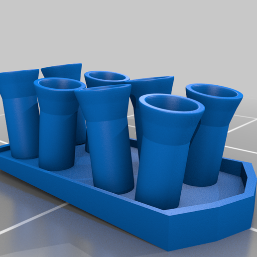 SBC V8 Velocity Stacks 3D model