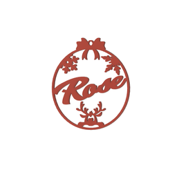 Boule-de-noël-M2-Rose.png -Datei Weihnachtskugel - Rosa herunterladen • Objekt für 3D-Drucker, JDM_Studio