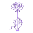 Rose.stl Line art Rose