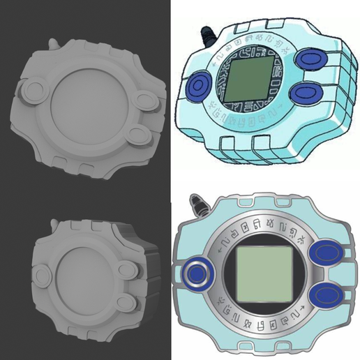 🐉 digidevice original・ STL File for 3D printing・Cults