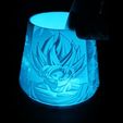 Abat-Jour4.jpg Lithophanie Lampshade Dragon Ball Z