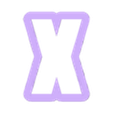 x_Low_case.stl heinrich - alphabet font - cookie cutter