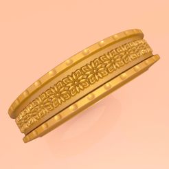 Wedding-Band-Jewellery-Ring-RWJS34.jpg Fichier STL Anneau de mariage Bijoux RWJSP34・Idée pour impression 3D à télécharger