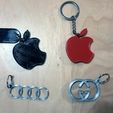 Brand-logos.jpg Brand logos keychain, Apple, Audi, Gucci