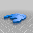 3D.png 3D LOGO Multipart keychain 3D DRUCK & SUPPORT