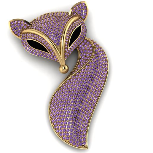 Fox Pendant L 3D model