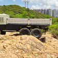 ahead-RC-Cat-1-TRX6-flatbed-5.jpg Crawler Cat 1 6x6 Sideboard Flatbed - 1/10 RC body attachment