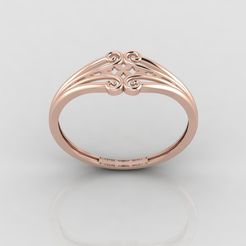 r1128p1.jpg 3D file WOMEN RING PLAIN STL DETAILS GRAM RING MODELS 3D PRINT MODEL・3D printer model to download