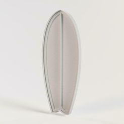 SURF_render.jpg STL-Datei Surfbrett Ausstecher echte Form・3D-Druck-Idee zum Herunterladen