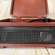 IMG_3759.jpg Echo Dot 3rd Generation Holder Amazon Alexa Stand Echo Dot Case Cool Record Player Turntable Gift Wood Vintage Decor Theme Echo Dot Mount