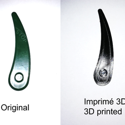 rl Inal STL-Datei grass trimmer blade, Rasentrimmerklinge kostenlos・Vorlage für 3D-Drucker zum herunterladen