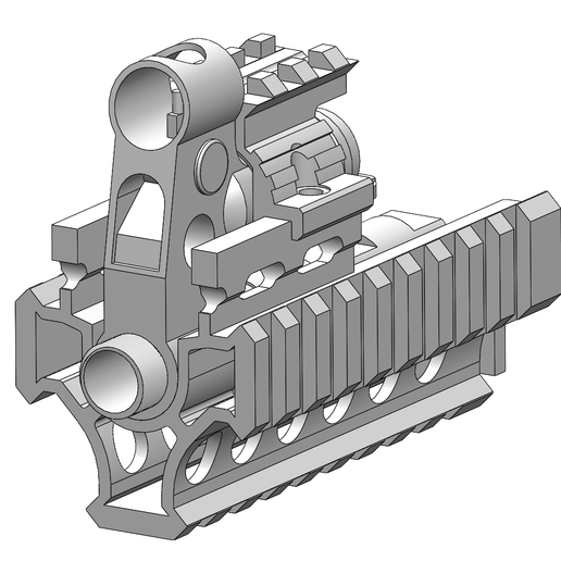 TSS MICRO DRACO QUAD RAIL HANDGUARD for RX47（gelsoft）