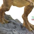 T-Rex-1-32-coloring-16.jpg Tyrannosaurus Rex dinosaur 1-32 3D sculpting printable model