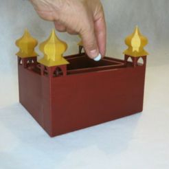 PenroseMarbleRunStart.jpg STL file Marble run castle "Staircase of Penrose" (perpetual motion)・3D printer design to download