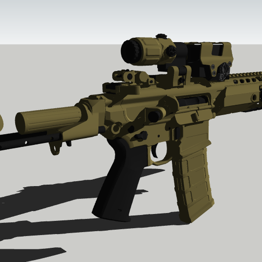 🛃 SIG MCX LEUPOLD CUSTOMS・ STL File for 3D printing・Cults