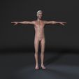 3.jpg Animated Naked Old Man-Rigged 3d game character Low-poly
