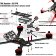 Rooster MONTAGE3 Cherry.png DJI FPV - Armattan Rooster Ultimate Conversion Kit v2