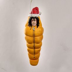 IMG_20211213_035210836_HDR.jpg Free STL file Eraser head Aizawa My Hero Academia Christmas tree decoration・3D print model to download
