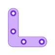 Équerre_Plate_60×60×16_4-0.stl Flat bracket 60x60x16, screws Ø 4.0 mm