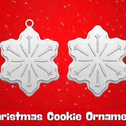 01_christmas-cookie-ornament-pendant-christmas-tree-3-3d-model-obj-fbx-stl.jpg Christmas Cookie Ornament - Pendant - Christmas Tree 3