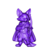 ae4e1adf267ed252cae48745565ac387.stl Fox Ranger - Chibi Fantasy Archer 3D Model DnD