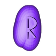 Re Runestone.stl STL file Dalecarlian Rune Set・3D printing design to download