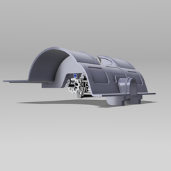 IMG_6246.png STL file Pro Street Tubbed rear chassis clip complete・3D printer model to download