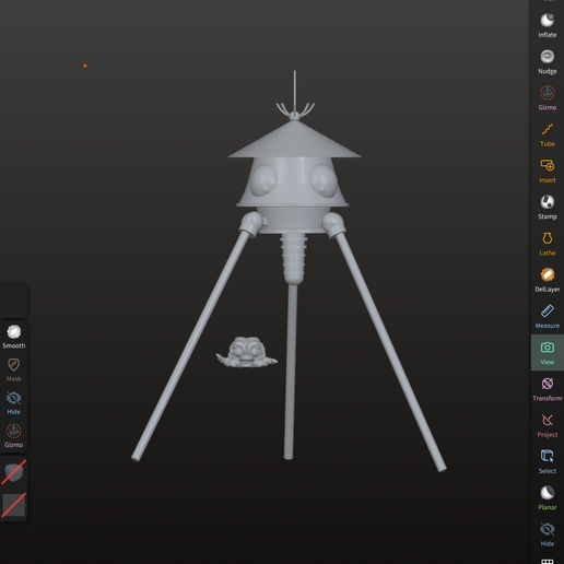 Martian Fighting Machine Original Tripod Articulated War Of The