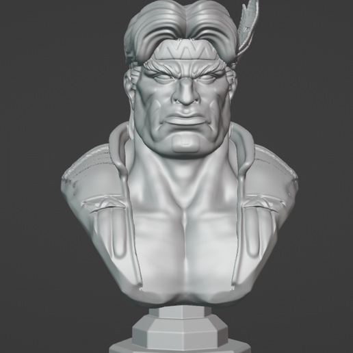 THawk2.png Thunder Hawk Street Fighter Bust