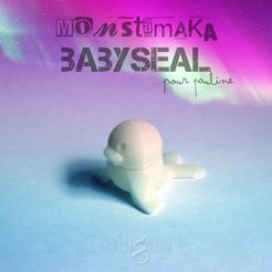 mtmk_trifix_babyseal_5.jpg Archivo STL gratis Babyseal・Plan para descargar y imprimir en 3D