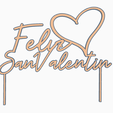 felizvalen2.png Happy Valentine's Day Love Love Topper