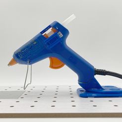 Glue gun stand/drip tray for GR20 by Eli, Download free STL model