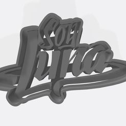 Logo soy luna.jpg Fichier STL Logo Je suis Luna - Emporte-pièce / emporte-pièce à biscuits・Plan pour impression 3D à télécharger