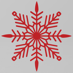 Snowflake-25.png EASY TO PRINT, SNOWFLAKE, CHRISTMAS ORNAMENT 25, ORNAMENTS