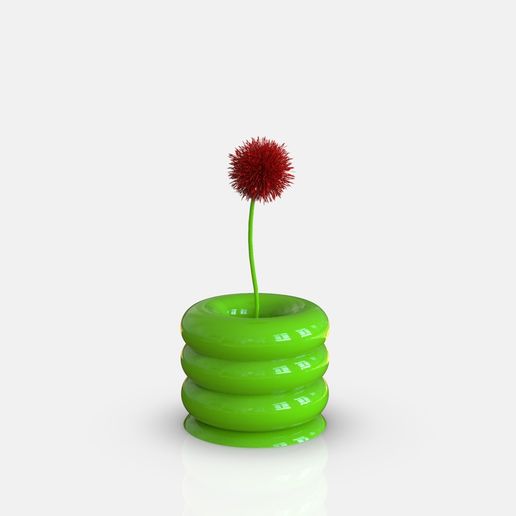 Donut Vase - 3D model önizlemesi