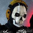 GHOST MASK MW2 SIMON RILEY - CALL OF DUTY - MODERN WARFARE - 3 - WARZONE - COSPLAY